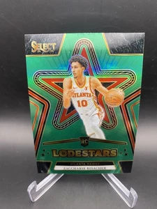 2024-25 Select Zaccharie Risacher RC Lodestars Green Prizm Atlanta Hawks - Picture 1 of 2
