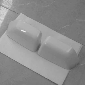 2X For 2017-2024 Ford F150 F250 F350 Super Duty Top Half White Tow Mirror Covers - Picture 1 of 13