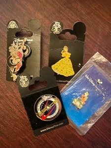 Disney Parks Pins, Select, Belle, Pirates, Epcot Mission Space, Goofy, NIP NWT - Picture 1 of 19