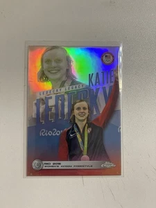 2024 Topps Chrome U.S. Olympics Ledecky Legacy #KL-9 Katie Ledecky Refractor - Picture 1 of 1