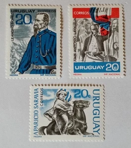 Sellos de Uruguay, 1966, sc#737-739, como nuevos, NH, OG, juego completo - Imagen 1 de 2