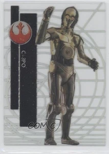 2015 Star Wars High Tek Form 1 Rebel Alliance Hoth Tactical Screen C-3PO #7 0n8 - Picture 1 of 3