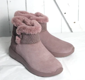 Stivali Skechers On the Go City 2 Cozy Vibe donna 7M malva idrorepellenti - Foto 1 di 8