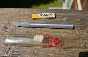 Vintage X-ACTO Knife NO. 52-ST w/ Tube & Blades Made In USA - Picture 1 of 6