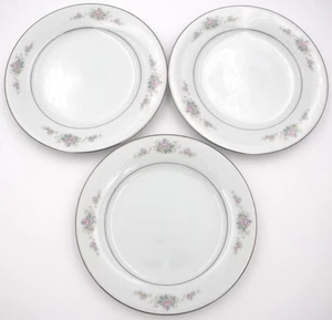 Noritake Astor Rose 6515 Salad Plates Set of 3 – 8 1/4" Floral Japan Vtg - Picture 1 of 16