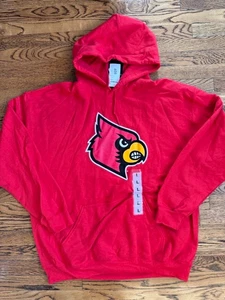 Cardinals Mens Red Hoodie Sweater Size L New - Picture 1 of 7