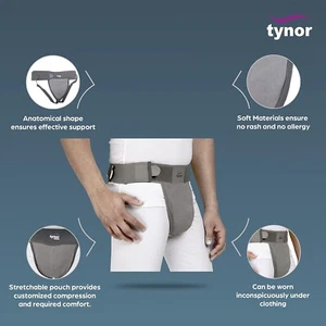 Soporte escrotal TYNOR para hombre - gris (seleccionar talla) - Imagen 1 de 4