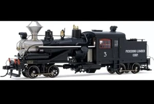 Rivarossi HO HR2881 Heisler Stram Loco, 2 Trucks Pickering Lumber Corp. #3 - Picture 1 of 7