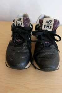 New Balance 574, schwarz, Leder Größe EU 36 - Bild 1 von 5