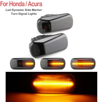 Luz de señal de giro LED dinámica con marcador lateral Somked para Honda Odyssey 2001-2005 Foto 1 de 4