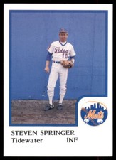 1986 ProCards (Mets Logo) Minor League Steve Springer (A) Tidewater Tides #NNO