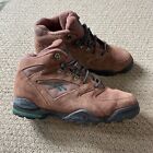 Vintage Reebok Outdoors Women's Hiking Boots Size 7.5 UK5 Brown Suede 90s