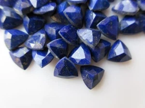 Lapislazuli Natur 8 mm - 20 mm 5 Stck. Billionen Facettiertschliff Lose Edelstein - Bild 1 von 5