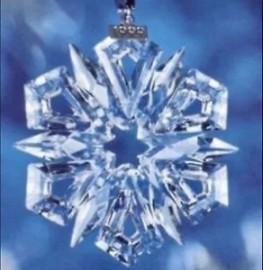 SWAROVSKI 1999 MIB stella/fiocco di neve ornamento annuale in scatola incl/certificato nuovo - Foto 1 di 3