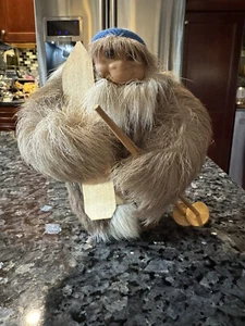 9" Erkki Juopperi Arctic Troll Doll Rovaniemi Finland Scandinavian Fur Deerhide? - Picture 1 of 10