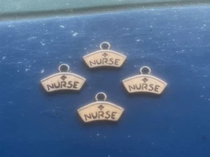 C.N.A. HOSPITAL JEWELRY YES 2 R.N. NURSE HAT PEWTER CHARMS All New. - Picture 1 of 1