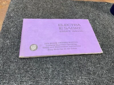 Guía manual para propietarios de servicio Buick Electra Le Sabre Estate Wagon 1979 Foto 1 de 4