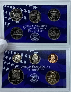 2002 S United States of America US Mint PROOF COINS Set w STATE QUARTERS i121245 - Picture 1 of 5