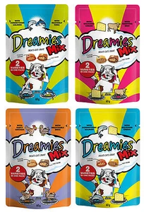 Dreamies Cat Treats 60g Mixed Flavours - Bulk Buy - Picture 1 of 6