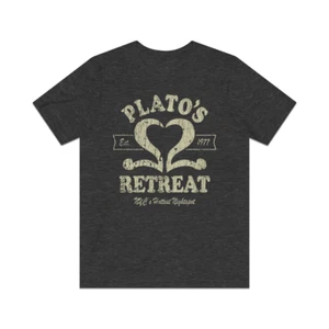 Plato's Retreat 1977 Vintage Men's T-Shirt - Picture 1 of 42