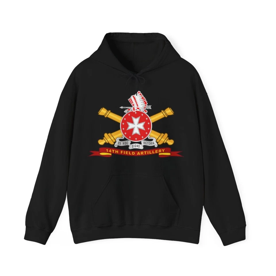 Sudadera con capucha - 14th Field Artillery con Br - Cinta Foto 1 de 1