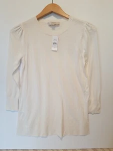 Ann Taylor Loft Women's White Sweater XSM Maternity - Picture 1 of 6