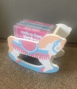 Great American Audio Rock A Bye Baby Cassettes x4 Rocking Horse Caddy GREAT - Picture 1 of 15