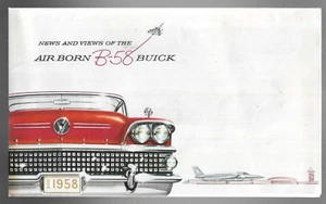 Folleto plegable Buick 1958 original línea completa ¡Vagones inmobiliarios súper especiales +! - Imagen 1 de 8
