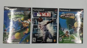 NEW PS2 DEMO DISK LOT Hot Shots Golf Fore!, Tennis & MLB 2006 NFR PlayStation 2 - Picture 1 of 8