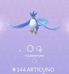 Pokemon Go Articuno Registriert/Unregistriert/30Day/Lucky/Home OT/Trades - Bild 1 von 2