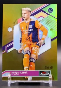 Mitja Ilenic 2023 Topps feinster MLS Gold Refraktor RC/50 NYCFC - Bild 1 von 2