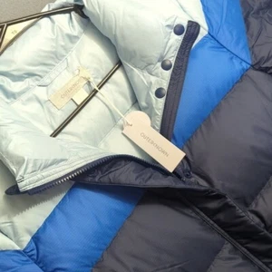 Outerknown Jacket Women's XL Blue Chromatic Puffer Duck Down NWT - Picture 1 of 15