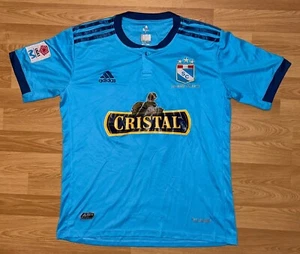 Soccer Jersey Cristal Luis Sanchez 9 Adidas 94-95-96 Color Light Blue Large - Picture 1 of 9