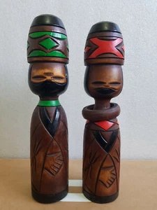 Japan Made Creative Hokkaido Tribe kokeshi (1 Pair) (25cm) - Bild 1 von 11
