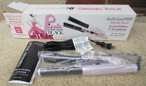 BaByliss Pro Pink Limited Edition 1" Hair Straightener NEW IN BOX CTPB2555 NIB - Picture 1 of 8