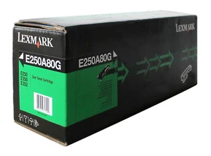 AUTHENTIQUE TONER LEXMARK E250A80G NOIR POUR Lexmark E-250 - Imagen 1 de 1