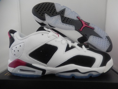NIKE AIR JORDAN 6 RETRO LOW GG BIANCO ROSA TAGLIA 6Y DONNA TAGLIA 7 5 [768878 107]