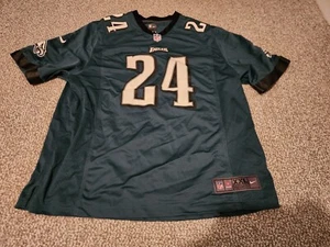 Philadelphia Eagles Nnamdi Asomugha Jersey Mens Size 2XL Green Nike Football - Picture 1 of 4
