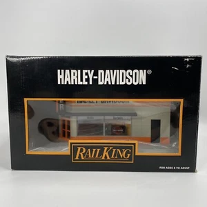 MTH RailKing Harley Davidson #30-90266 Lighted Corner Store Blinking Sign NEW! - Picture 1 of 19