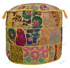 Assorted Patch Work Pouf Ottoman Pouffe Poof Floor Foot Stool Ethnic Decorative
