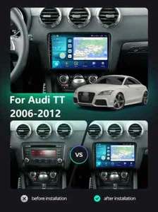 Per Audi TT MK2 8J 2006-2012 Android Autoradio Carplay GPS Multimedia Stereo 4G - Foto 1 di 32
