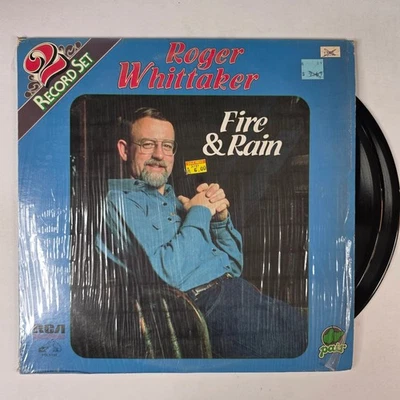 Roger Whittaker Fire & Rain 2 Record Vinyl Set RCA Pair Records Foto 1 de 2