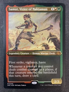 MTG #145 Samut, Vizier of Naktamun (Foil Etched) NM - Picture 1 of 2