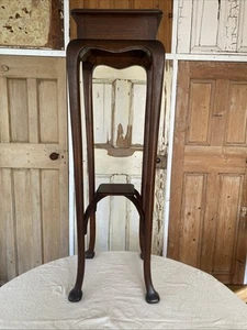 Stunning Vintage Mahogany Plant Stand Jardiniere - Picture 1 of 11