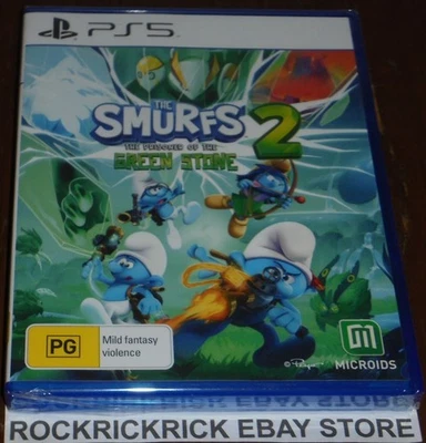 PLAYSTATION 5 GAME THE SMURFS 2 THE PRISONER OF THE GREEN STONE PAL NEW SEALED - Image 1 of 2