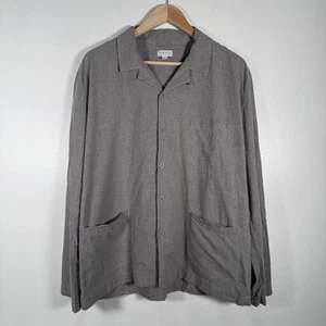 Sobrecamisa de Algodón Gris Sunspel Chaqueta de Verano XL Hecha en Portugal - Estilo Ropa de Trabajo - Imagen 1 de 5