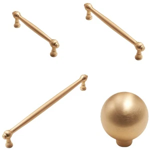 6PCS Metal Mixture Drawer Pulls Ergonomic Grip For Closet Cupboard Cabinet - Picture 1 of 12