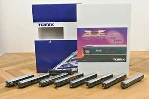 Juego de 8 coches Tomix calibre N Twilight Express y locomotora eléctrica EF65-1000 Japón - Imagen 1 de 24