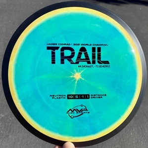 Axiom MVP Neutron Trail Swirly Rare TransColor Coil-Burst Conrad Line Disc Golf - Picture 1 of 13