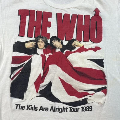 Vintage 1989 T Shirt Mens XL The Who The Kids Are Alright Tour Made In USA - Image 1 of 4